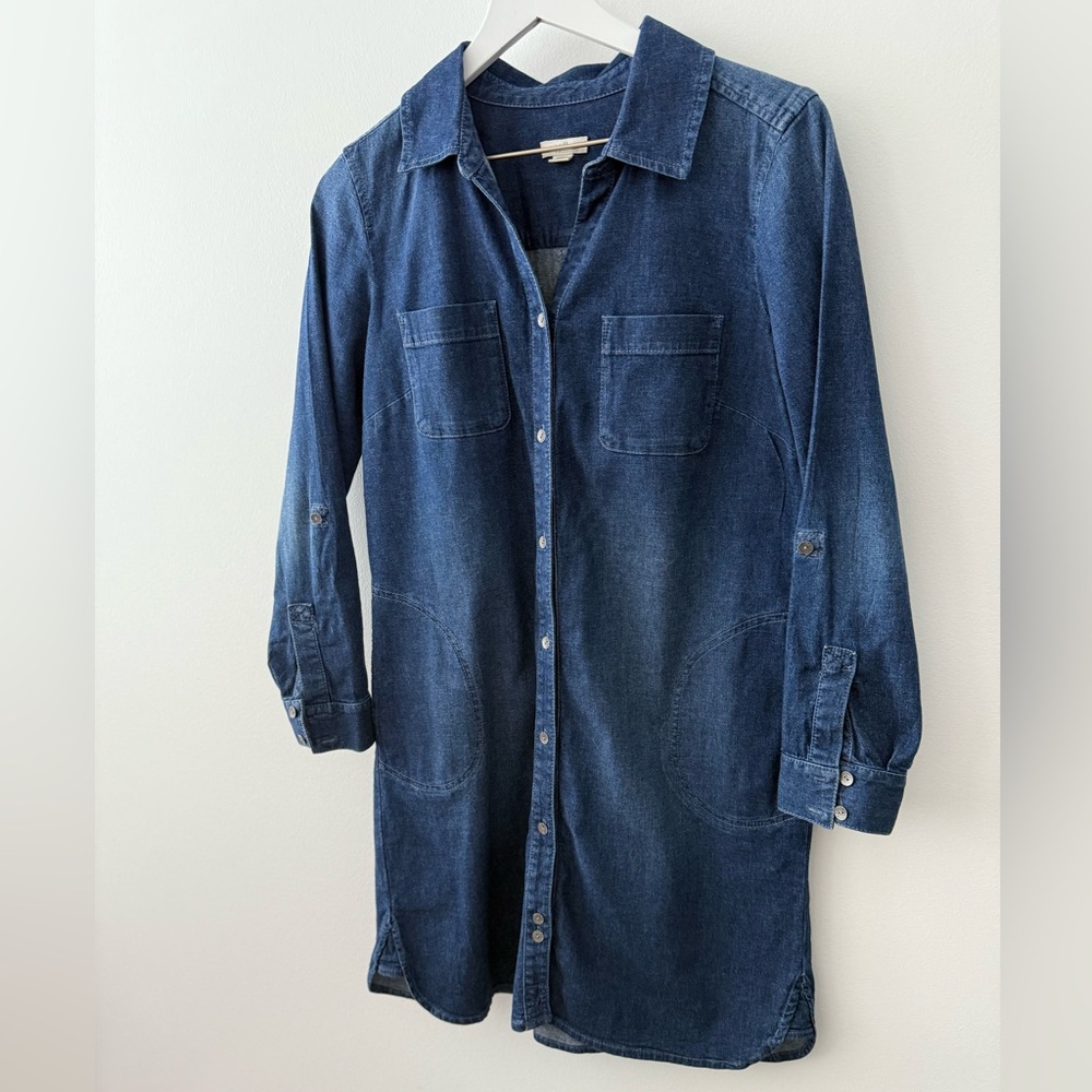 J.Jill Denim Shirt Dress